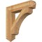 Ekena Millwork Legacy Arts & Crafts Rough Sawn Bracket, Western Red Cedar, 6"W x 32"D x 32"H BKT06X32X32LEC03RWR - alternate 1